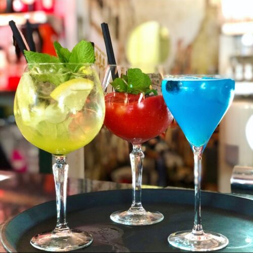 Cocktails i baren på Tapas28, Kungsholmen