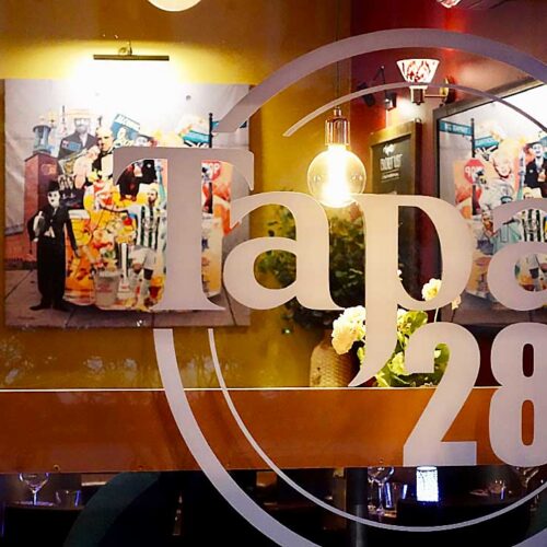 Matsalen på Tapas28, Pontonjärgatan 28 på Kungsholmen